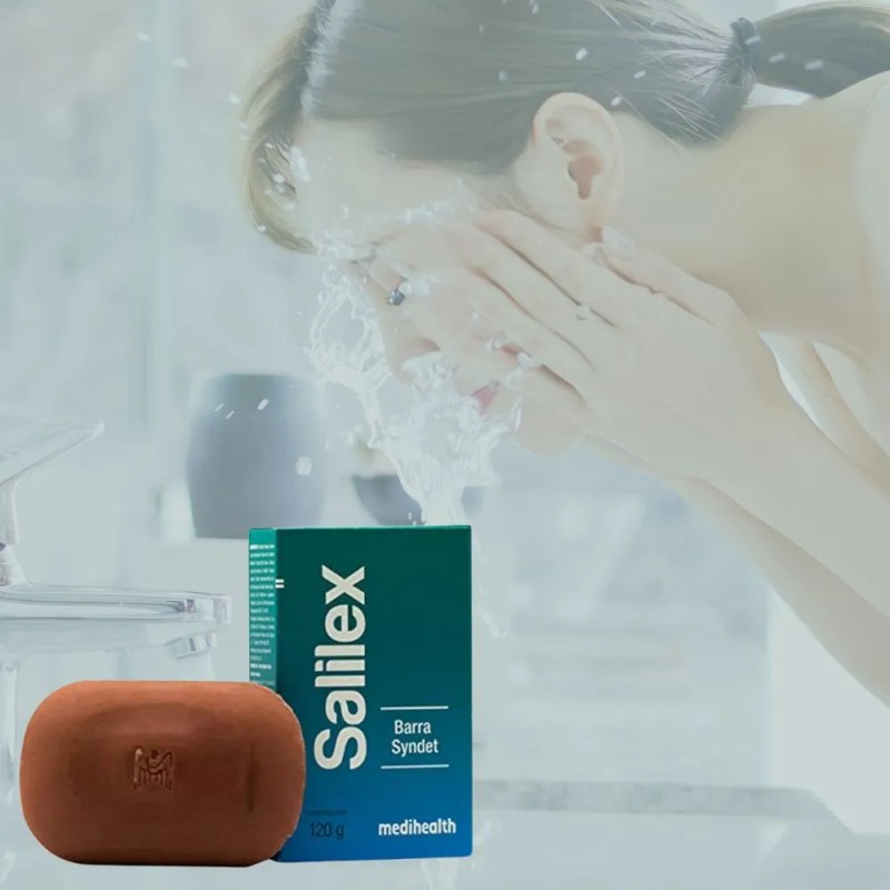 Salilex Barra Limpiadora Facial Dermolimpiador Libre de Jabón Para Piel