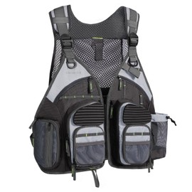 BASSDASH Fishing Vest Adjustable for Men and Women, for Fly Bass Boat Fishing