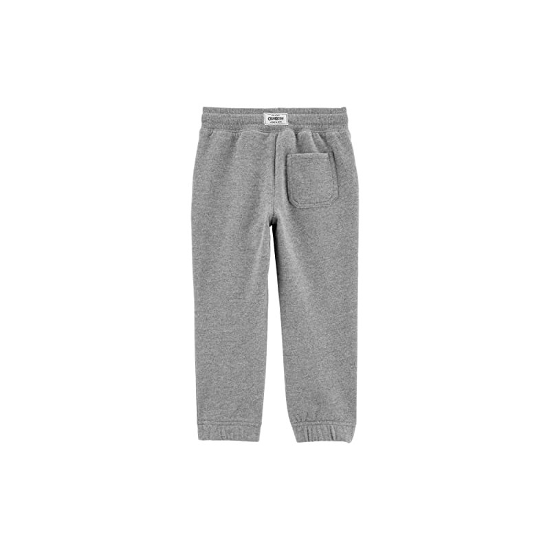 OshKosh B'Gosh Boys Classic Pull-on Sweatpants, Medium Grey Heather, 8