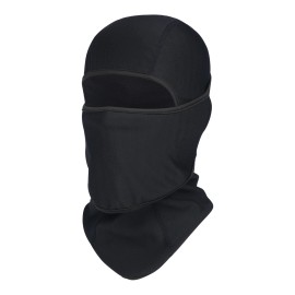 Unbranded Balaclava Ski Mask Windproof Fleece Thermal Winter Full Face Mask for Men Women - Black