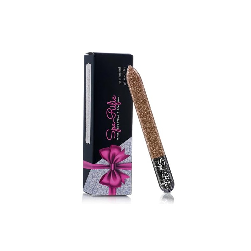 Spa-Rific Nano Laser Etched Glass Manicure Files, Professional Heavy Duty