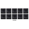 10 PACK-BLACK-6X6 FENCE POST PLASTIC CAP-(5 5/8 X 5 5/8)
