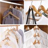 Ahysuet Pack of 70 Space-saving Clothes Hangers, Connecting Hooks, Hangers