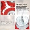 Qivine Nylon Wire Cup Brush Angle Grinder, 8-Piece Grinding Attachment