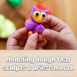 Chuckle & Roar - Whoa Dough Character Creator - 16 Count Packs of Whoa Dough - Creative Mess Free Fun for Kids - Ages 3 and Up