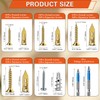460PCS Self Drilling Drywall Anchors with Screws Kit,5-Sizes Metal Expansion
