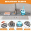 Kitchen Sink Splash Guard, 24in Faucet Mat Splash Catcher, Handle