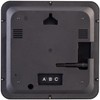 Lunartec Digital Wall Clock: Flat LED Radio Table and Wall