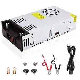 AC to DC Converter 12V Power Supply,Universal SMPS 110V/120V/220V AC to 12V 50A 600W DC Converter Power Supply Transformer Driver Adapter for CCTV,RV,Pump,LED Strip, LCD Monitor(DC12V-50A-600W)