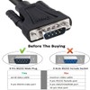 DTECH 1.5 Foot DB9 Serial Cable COM Port Male to