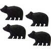 Marco Rustic Black Bear Drawer Pulls (Set of 4 Knobs)