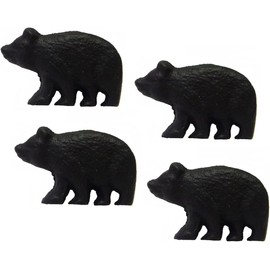 Marco Rustic Black Bear Drawer Pulls (Set of 4 Knobs)