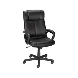 STAPLES StaplesÂ Turcotte LuxuraÂ High Back Executive Chair, Black