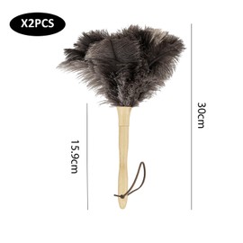 2 Pieces Of Feather Dusters, Household Cleaning Tools, Small Dusting Tools, Household Items, Simple Dusting Tools, Small Dusting Tools, Long Handle Feather Duster