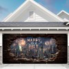 6 x 13 FT Large Patriotic American Flag Garage Door