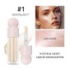 Greyghost Liquid Highlighter Stick, Liquid Illuminator Face Highlighter, Smooth Face