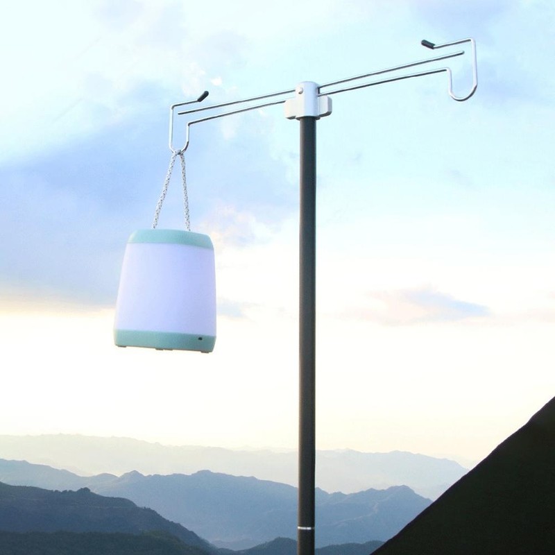 Camping Lantern Stand Collapsible Lamp Pole Camping Light Hanging Poles
