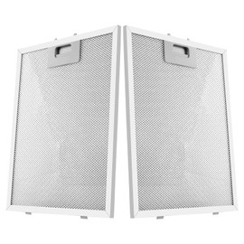 Extractor Fan Filters,2 Pieces Cooker Hood Filter,Extractor Hood Filters,Kitchen Extractor Fan Filter,Kitchen Hood Filters,Universal 5-Layer Aluminum Filter Range Hood Accessories,320x260 mm