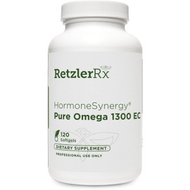 HormoneSynergy® Omega 1300 EC | 120 ea. softgels | Extra Strength Fish Oil | 600 mg EPA | 260 mg DHA | Monoglyceride Form | IFOS Certified | Enteric Coated | 3X's Greater Absorption* | MaxSimil®