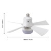 Greensen Ceiling Fan Light Dimmable Ceiling Lamp with Fan Modern