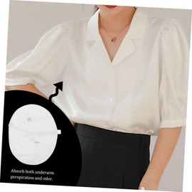 FOMIYES Washable Underarm Sweat Absorbing Pads Cotton Armpit Shields with Shoulder Strap for Summer Activities Prevents Sweat and Odor for Women