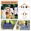 Andiker Pack of 20 Clothes Pegs, Plastic Towel Clips, Black