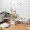Expandable Cupboard Shelf Kitchen Shelf Organizer Multifunction Shelf Organizer for