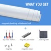 HOMiDEK Large Magnetic Backing Whiteboard: 36x48 Flexible Dry Erase Writting