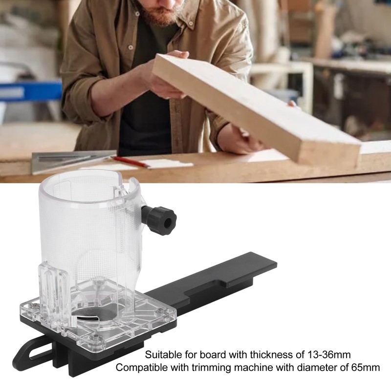 Invisible Fastener Slotting Bracket Aluminum Alloy Wood Trimmer Router Slotting
