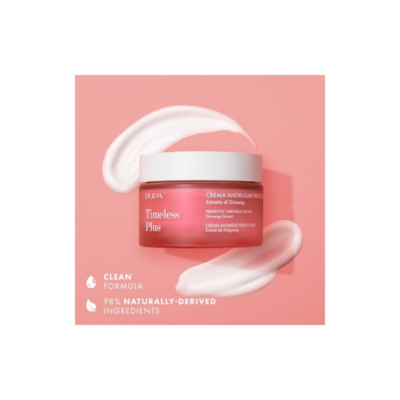 Timeless Plus Prebiotic Wrinkle Cream by Pupa Milano for Women