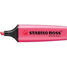 Highlighter - STABILO BOSS ORIGINAL - Pack of 3 - Pink