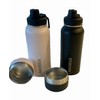 NEREUS Water Bottle with Hidden/Secret Compartment - Thermal Lined for