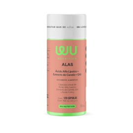 WU Nutrition ALAS | Ácido Alfa Lipoico (ALA) con Coenzima Q10, Canela, Zinc y Ácido Fólico | Suplemento Alimenticio | 120 Cápsulas | Fórmula Antioxida