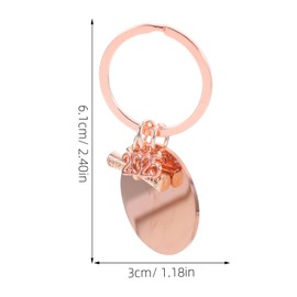 ULTECHNOVO 3pcs 2025 Stainless Steel Graduation Keychain Class of Key Rings for College High School Middle School Students Stylish Souvenir Keyrings for Graduation Keepsake