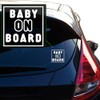 Yoonek Graphics Baby on Board Vinyl Decal Transfer Tape Designed