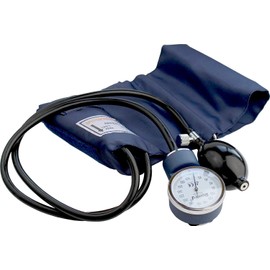 Black Blood Pressure Monitor with Stethoscope and Bag