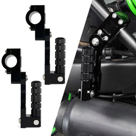 Xitomer Adjustable Highway Peg Mounts 1.25" Foot pegs Compatible with Chief SCOUT Series, Sport Chief, Roadmaster, Chief Vintage Motorcycle Highway Peg Kit Engine Guards Crash Bars Footrest (130mm)