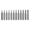 HARFINGTON 12pcs T1-T20H Torx Screwdriver Bit Set 5/32" Hex Shank