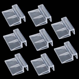 Saim Acrylic Aquarium Cover Clip Fish Tank Glass Cover Clip Support Holder Universal Lid Clips for Rimless Aquariums (12mm)
