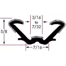 PRP Ford Pinto, Torino, Galaxie, LTD, Falcon, Maverick +++ door glass window channel