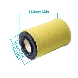 Atunee YTH24V48 Air Fuel Oil Filter Kit for Husqvarna YTH24V54 YTA22V46 YTH18542 YTH24V54 Lawn Mower for John Deere D110 D130 D140 L105 L107 L108 LA135 AM125424 GY20577 MIU14395 GY20577