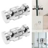 Aoyswuz Pack of 2 Shower Door Knobs, 30 mm, Stud