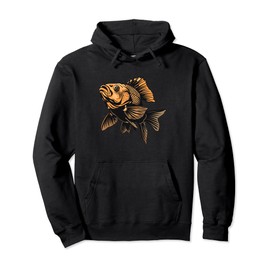 Oscar Fish Caricature Pullover Hoodie