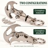 Folding Grappling Hook Multifunctional Stainless Steel Survival Outdoor Climbing Claw