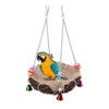 AIMALL Parrot Rattan Bird Nest Swing – Small to Medium-Sized