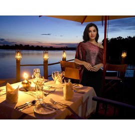 BANETTETA Shawls and Wraps for Evening Dresses Shawl Wraps for Women Dress Cover Up Formal Fall Winter Christmas (Burgundy)