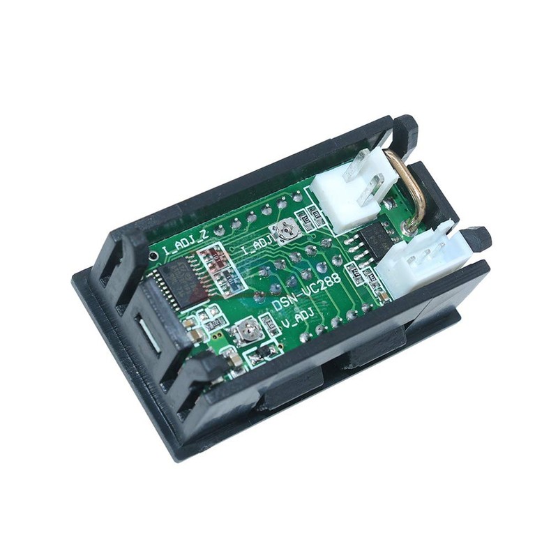HiLetgo 2pcs 0.28" Digital Voltmeter Ammeter DC 100V 10A Amp