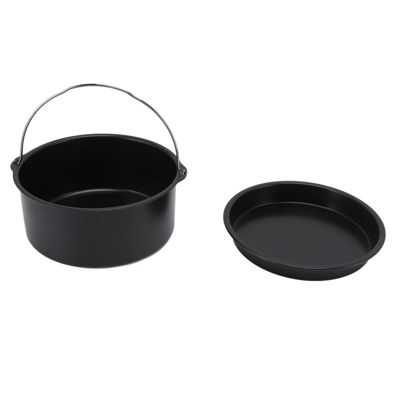 For Air Fryer Pans Set Heatproof Easy Cleaning Stainless Steel