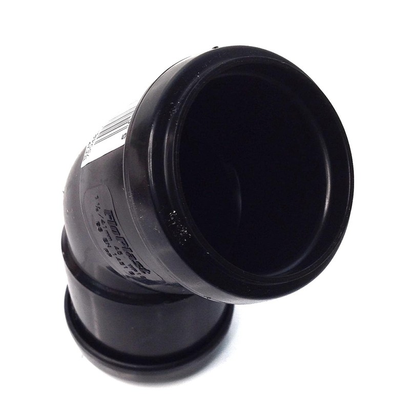 FloPlast Push-Fit Waste 135° (45°) Bend 32mm Black | Home