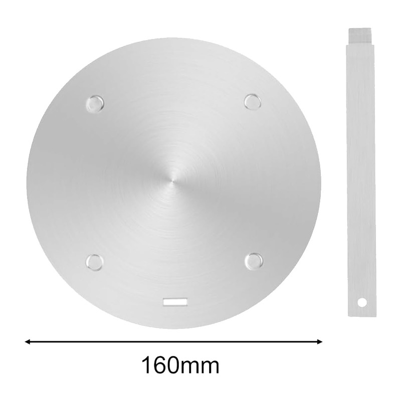 Alnicov 20CM Induction Adapter Plate Stainless Steel Induction Plate Converter